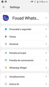 Fouad WhatsApp APK Actualizado (Ultima Versión) 1