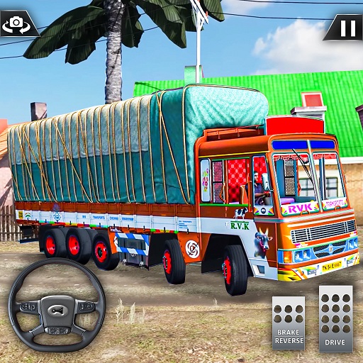 Real Mountain Cargo Truck Uphill Drive Simulator